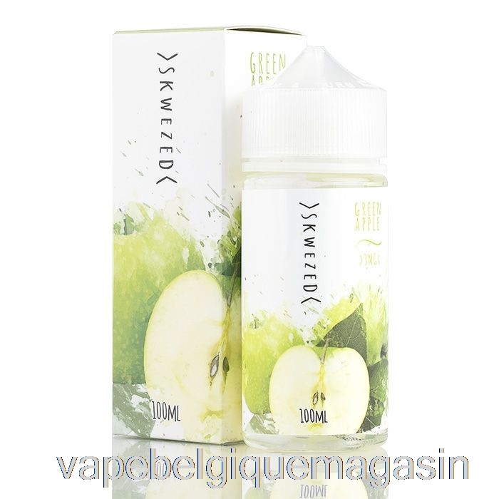 Vape Shop Bruxelles Pomme Verte - E-liquide Skwezed - 100ml 3mg